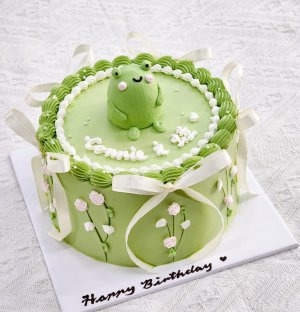 Ribbon flowers froggy