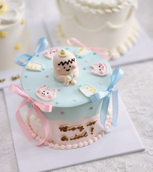 Baby and piggy