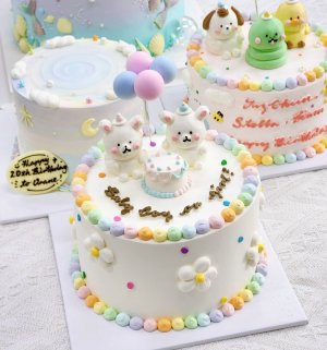 Twins and cake