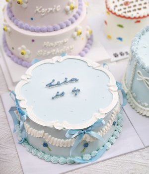 Baby blue ribbons